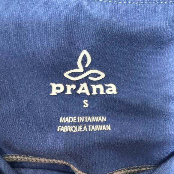 Prana Capri Leggings Purple Geometric Print Size S - Picture 3 of 7